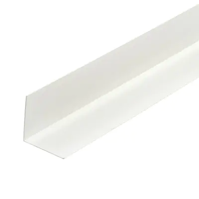 Уголок ПВХ Идеал 60х60 мм (белый) 2,7 м