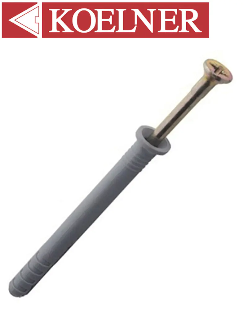 Дюбель-гвоздь 6х40 KOELNER FX-06L040 потай 200 шт