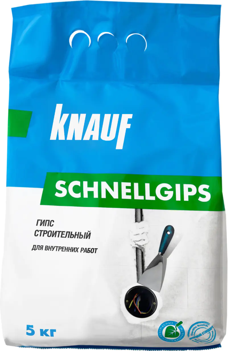 Гипс строительный KNAUF-Шнельгипс (РФ), 5 кг