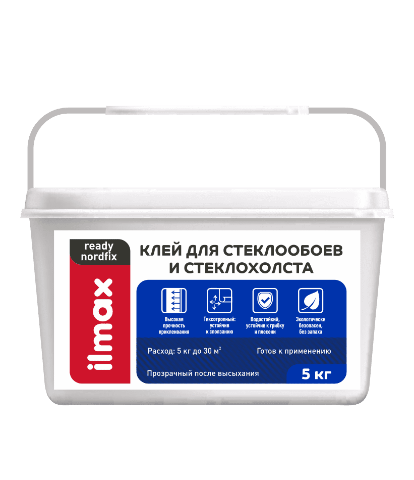 Клей для стеклохолста ilmax ready nordfix, 5 кг