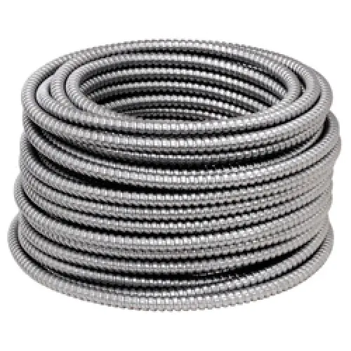 Металлорукав оцинкованный с протяжкой d15 мм РЗ-Ц