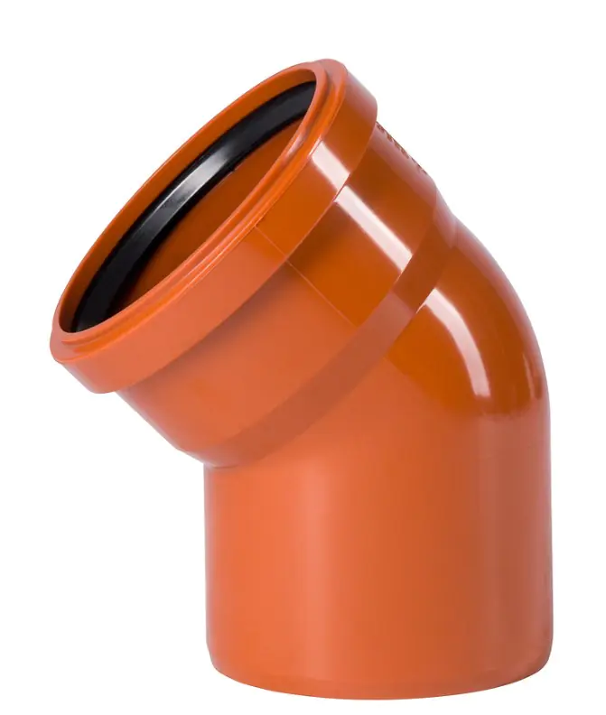 Отвод 110х45º для наружной канализации Ostendorf KGB