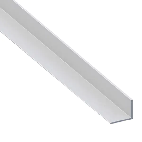 Профиль угловой пристеночный PL 19х24 мм (белый) 3 м