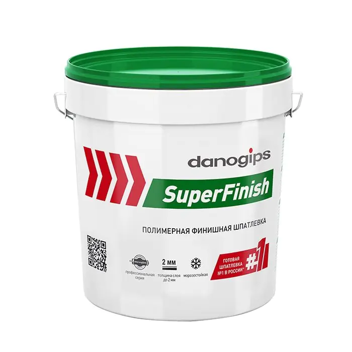 Шпатлевка финишная Danogips SuperFinish, 5 кг