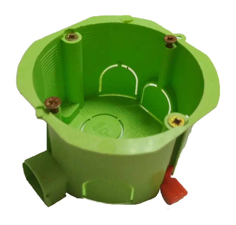 Коробка электромонтажная для гипсокартона с шурупами КУ1201-02