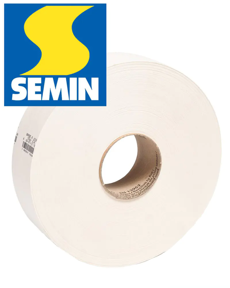 Бумажная лента Semin BANDES JOINT для заделки стыков ГК 150 м.п.