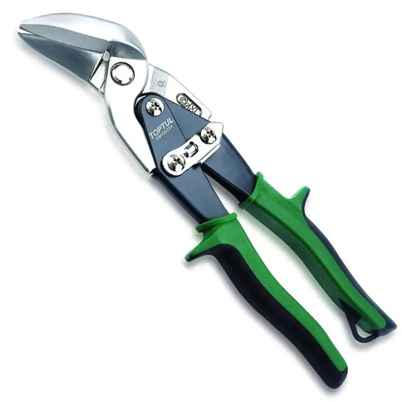 Ножницы по металлу изогнутые 240 мм правые TOPTUL (SBAD0224)