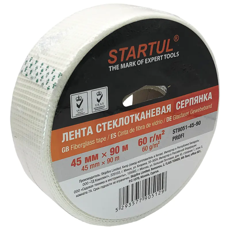 Серпянка 45 мм х 90 м Startul PROFI (ST9051-45-90)