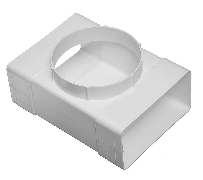 Тройник воздуховода плоский 55х110/100 мм (511ТФ10П)