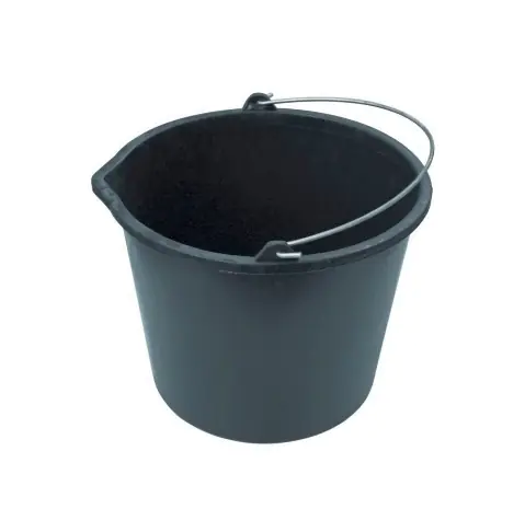 Ведро строительное чёрное 16 л (НЕ для бытовых целей)