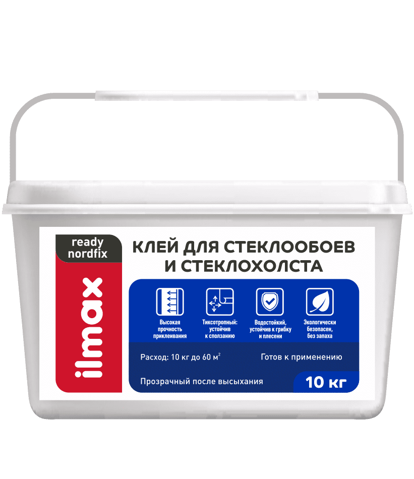 Клей для стеклохолста ilmax ready nordfix, 10 кг