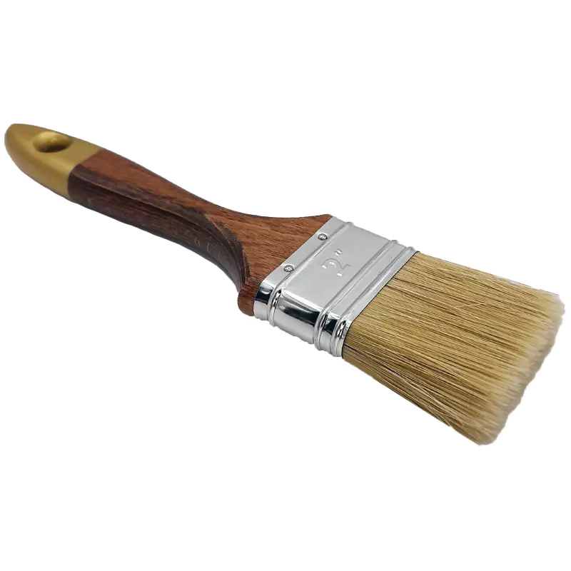 Кисть флейцевая ANGIELSKI ПРОФИ для масляных красок 50 мм с натур. ворсом Firsttool