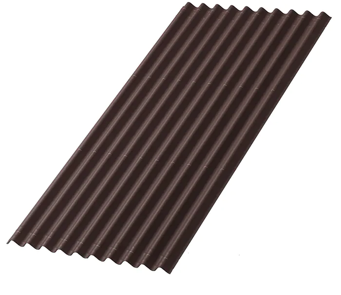 Лист кровельный Ондулин Смарт 1,95х0,95 м (коричневый)