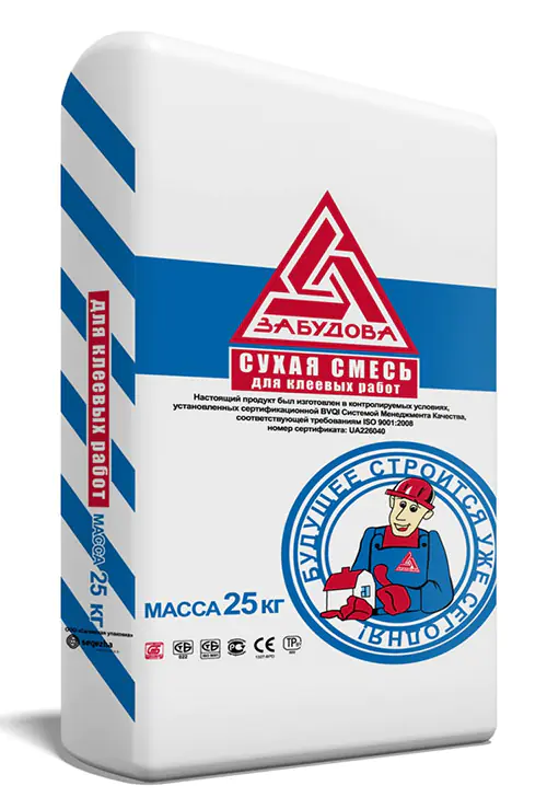 Клей для блоков Забудова РСС 118, 25 кг