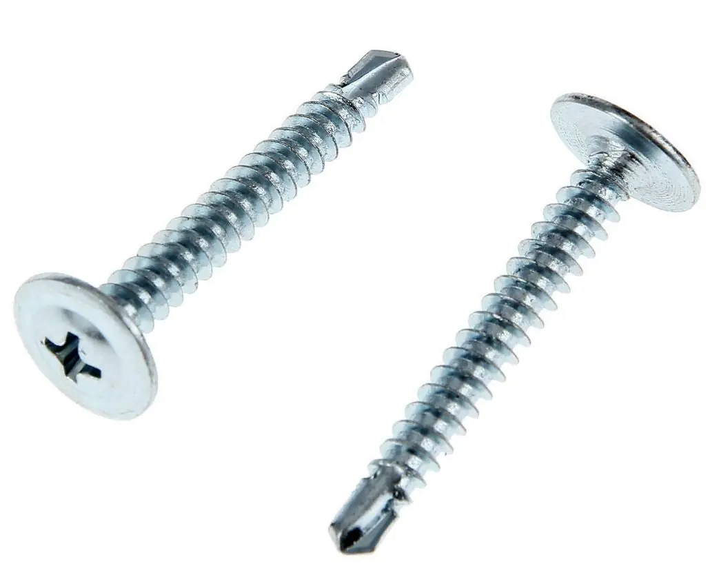 Саморез с прессшайбой 4,2x41 (40) со сверлом 200 шт