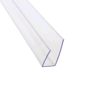 Торцевой профиль для поликарбоната 4 мм (прозрачный) 2,1 м