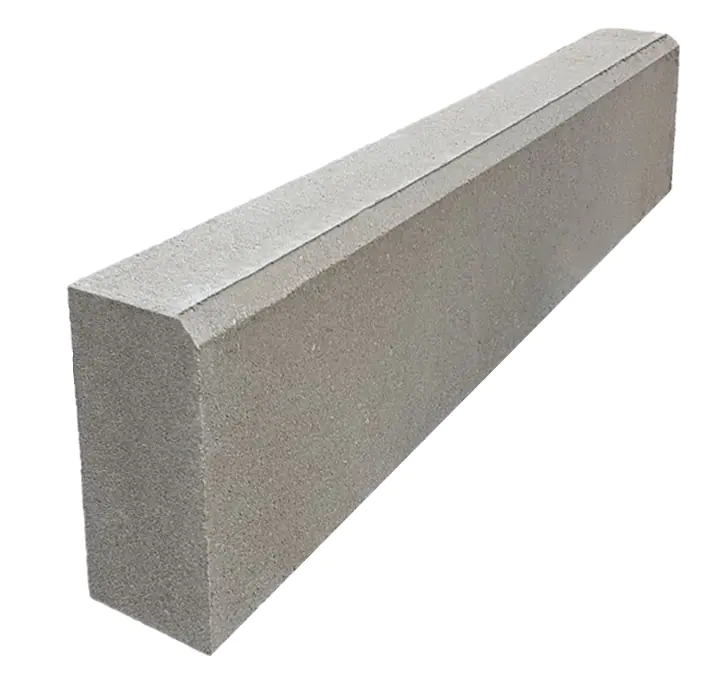 Борт (бордюр) тротуарный серый 1000х200х80 мм