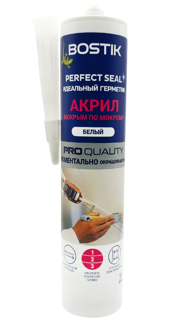 Герметик Bostik Perfect Seal Мокрым по мокрому (белый) 300 мл