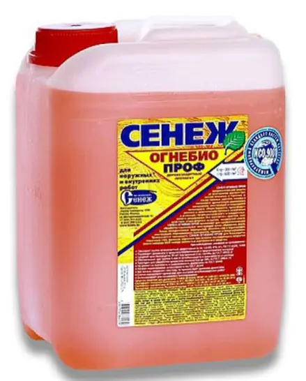 Антисептик для дерева Сенеж ОГНЕБИО ПРОФ, 12 кг
