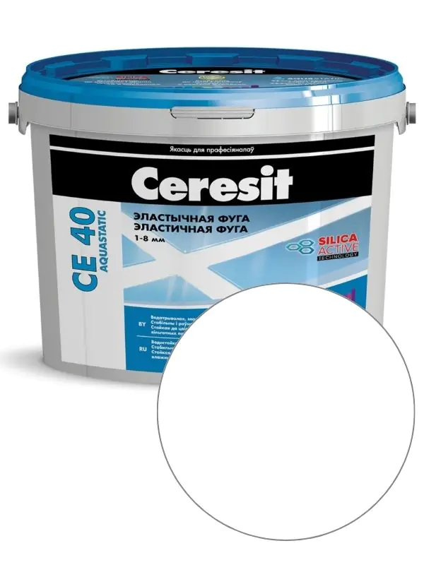 Фуга Ceresit CE 40 №01 (белая) 2 кг