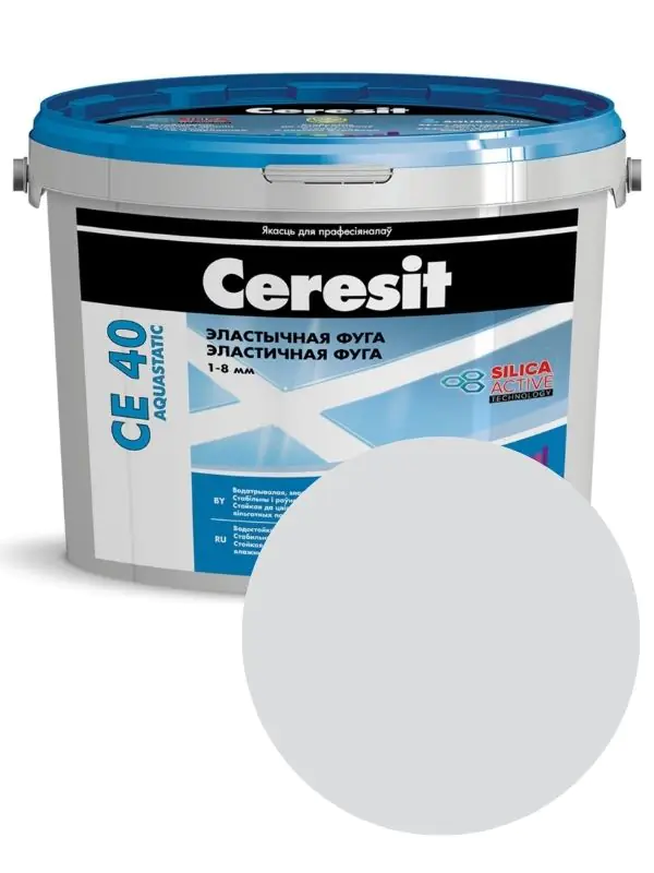 Фуга Ceresit CE 40 №04 (серебристо-серая) 2 кг