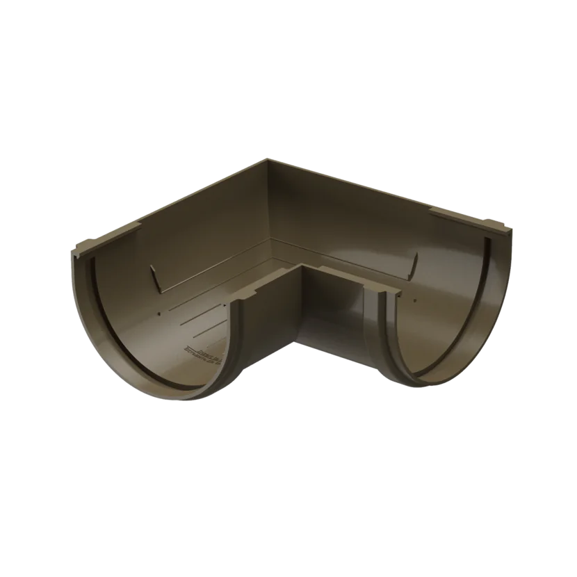 Угловой элемент 90º Docke PREMIUM RAL 8017 (каштан)