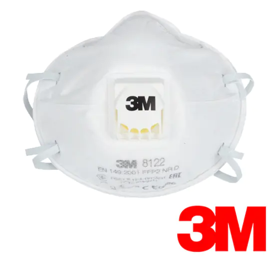Респиратор 3М 8122 FFP2 (до 12 ПДК) формованный с клапаном 10 шт