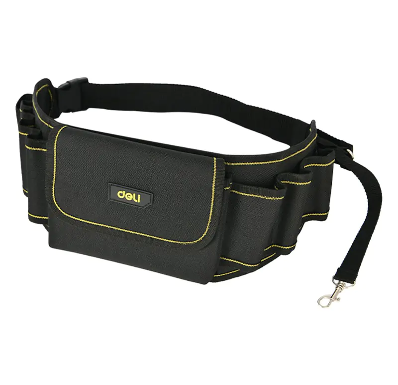 Сумка для инструментов поясная Deli YS EDL5864 600х145х45 мм черно-желтая