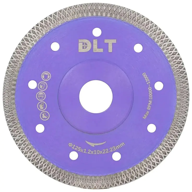 Диск алмазный 125х22,2 мм DLT №13 Turbo-X по керамике, керамограниту (1409)