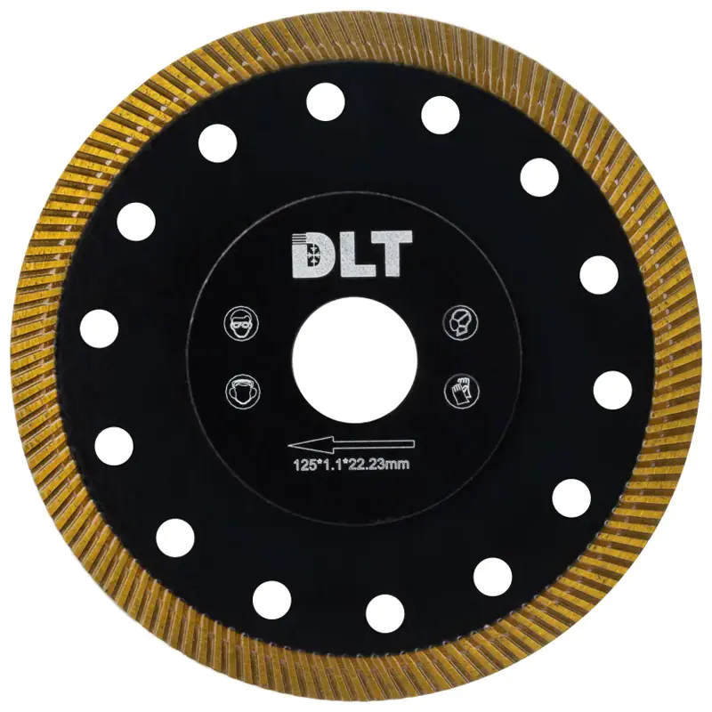 Диск алмазный 125х22,23 мм DLT №9 по керамике, керамограниту (1482)
