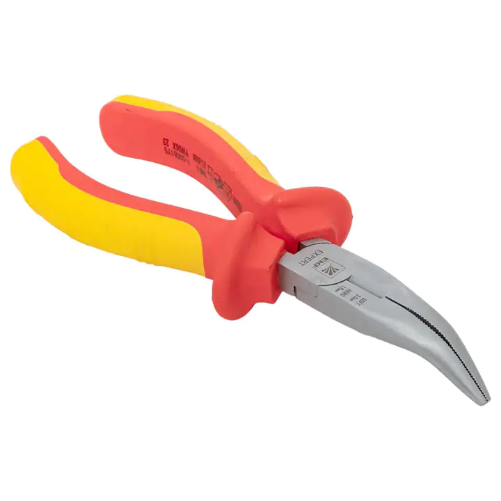 Длинногубцы изогнутые диэлектрические 160 мм 1000 В EKF Expert