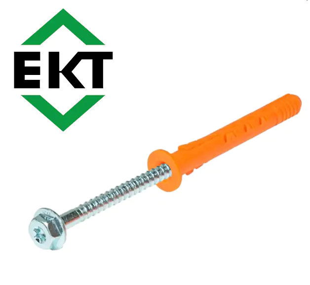 Рамный дюбель ЕКТ с шурупом RD-H 10x80