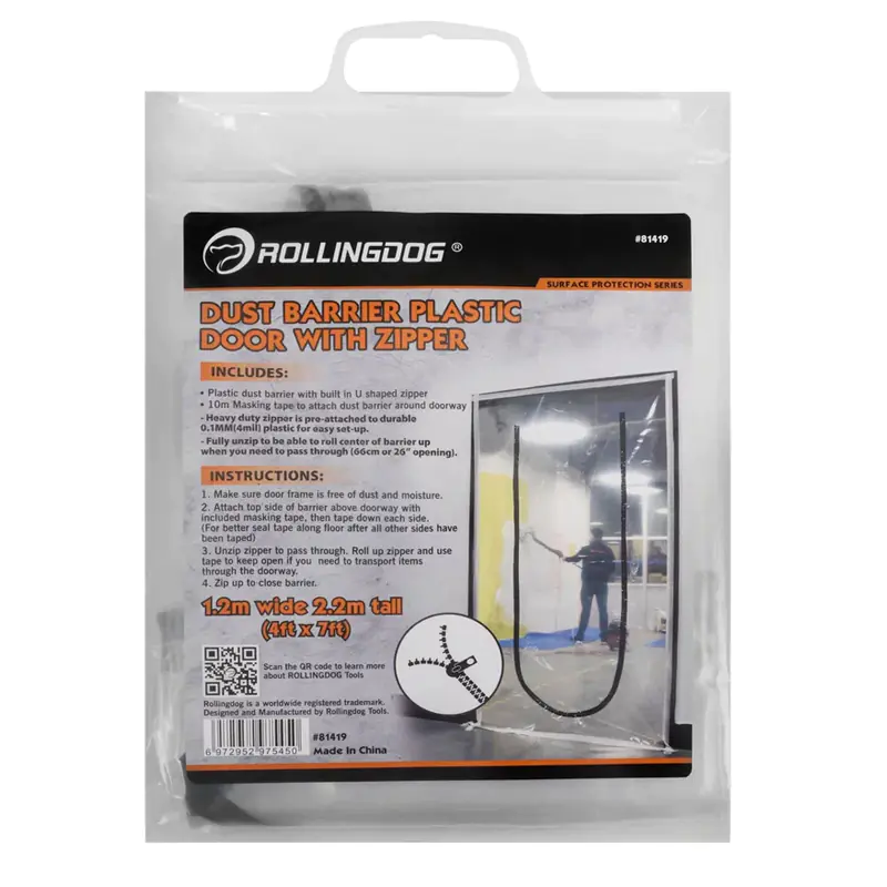 Дверь защитная многоразовая на молнии Rollingdog (81419)