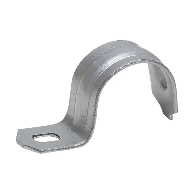 Скоба металлическая однолапковая d 21-22 мм 100 шт SMO-21-22