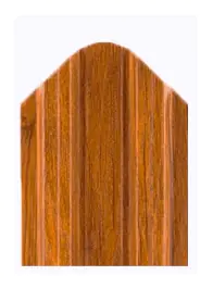 Штакетник металл. Константа 90 мм, высота 1,5 м. Золотой дуб. РБ.