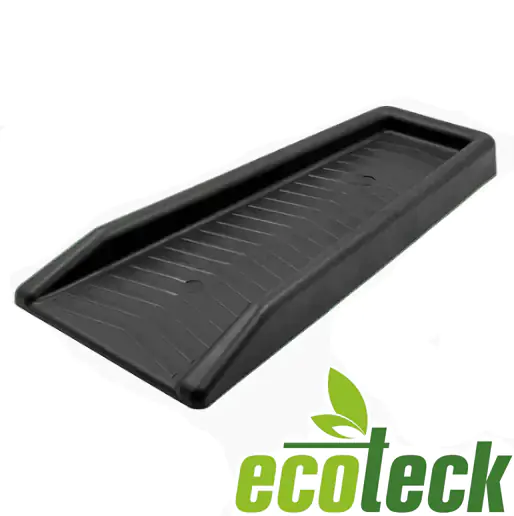 Желоб направляющий пластиковый 590х192/275х50 (черный) Ecoteck