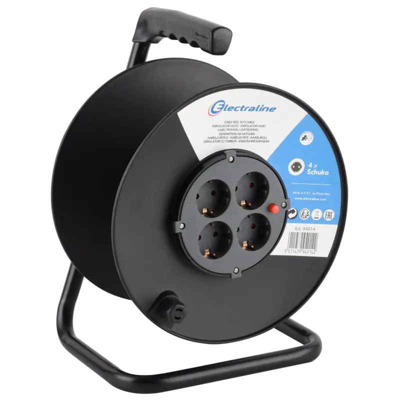 Катушка для кабеля пластиковая Electraline (94014)