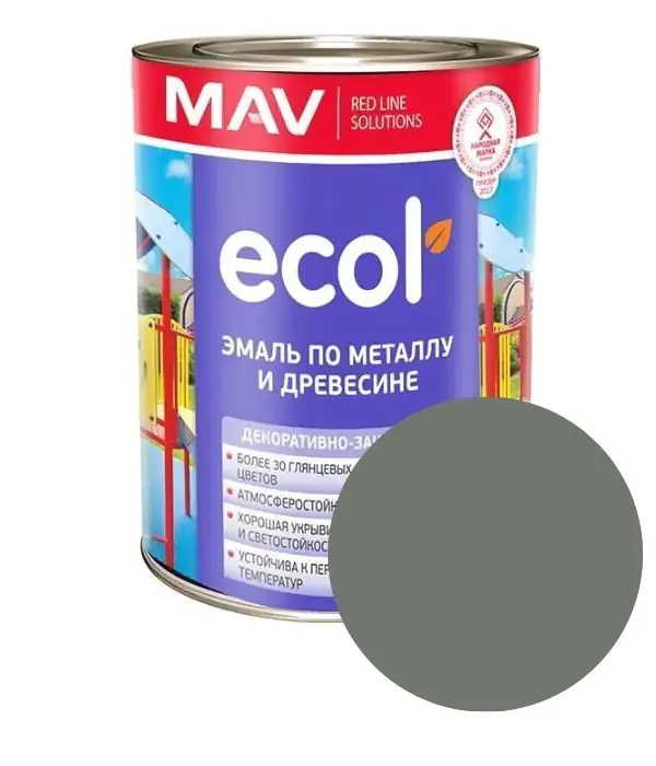 Эмаль Ecol ПФ-115 MAV (серая) 1 л