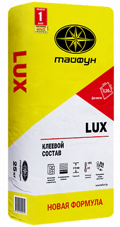Клей для плитки Lux, 25 кг