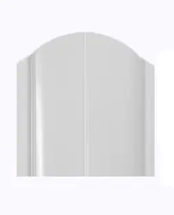 Штакетник металл. Европланка 130 мм, высота 1,7 м. RAL 9003. РБ.