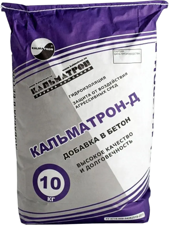 Кальматрон-Д добавка кольматирующая для бетонов, 10 кг