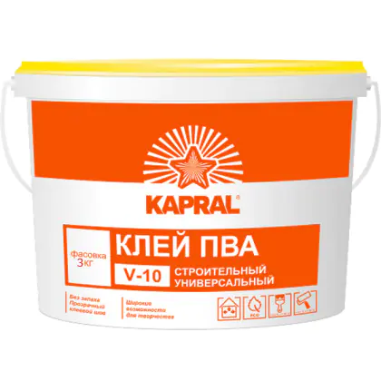 Клей ПВА Kapral V10, 3 кг