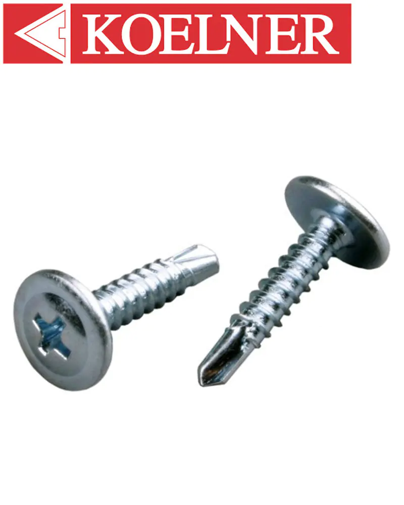 Саморез с прессшайбой KOELNER 4,2x13 со сверлом (1000 шт)