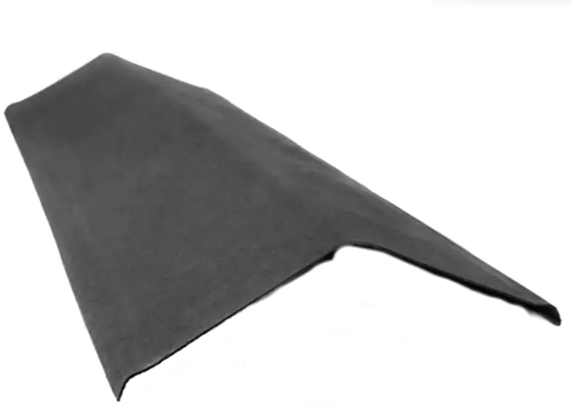 Ветровая планка (Щипец) H100 Ондулин 1х0,21 м антрацитово-серая