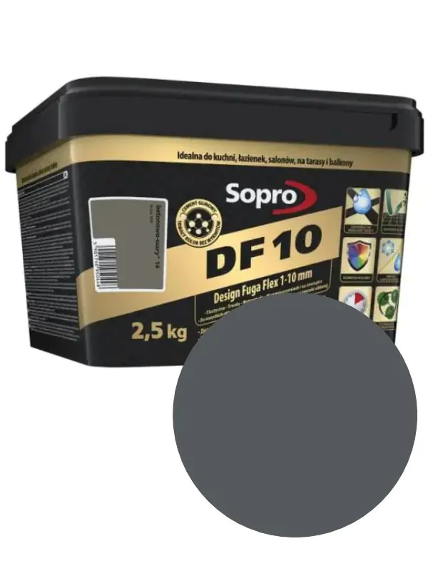 Фуга Sopro DF 10 №1060 (66) антрацит 2,5 кг