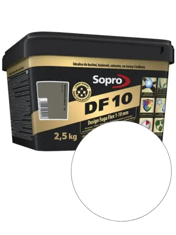 Фуга Sopro DF 10 №1050 (10) белая 2,5 кг