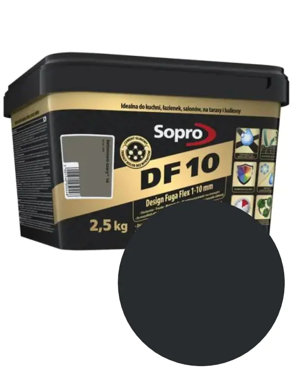 Фуга Sopro DF 10 №1061 (90) чёрная 2,5 кг