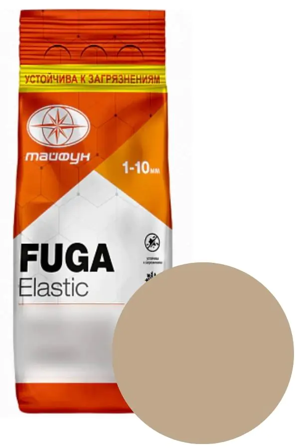 Фуга Тайфун Elastic №020 (бежевый) 2 кг