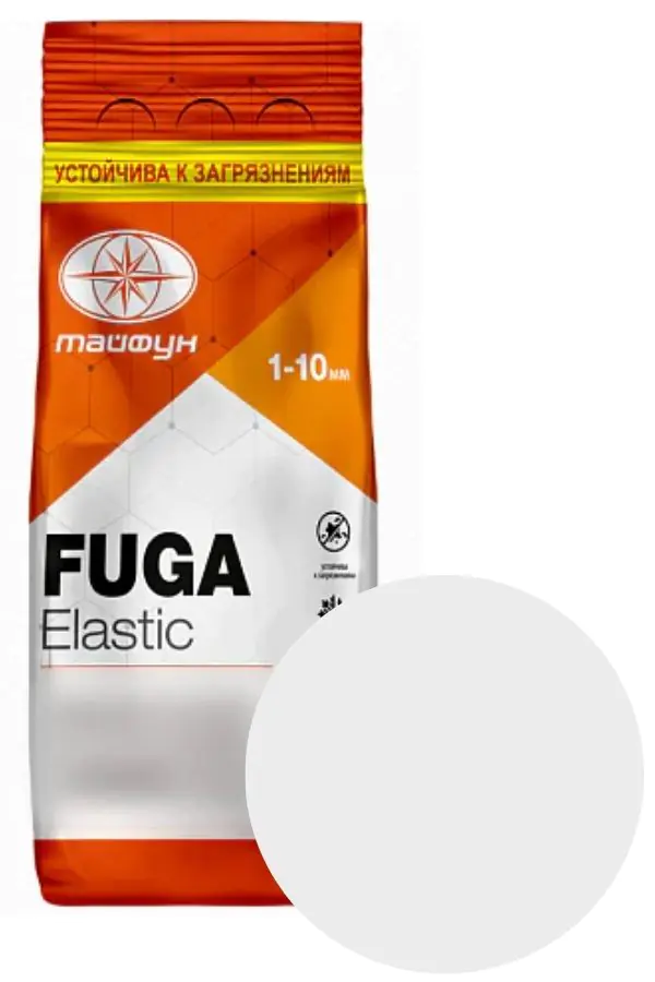 Фуга Тайфун Elastic №200 (холодный белый) 2 кг