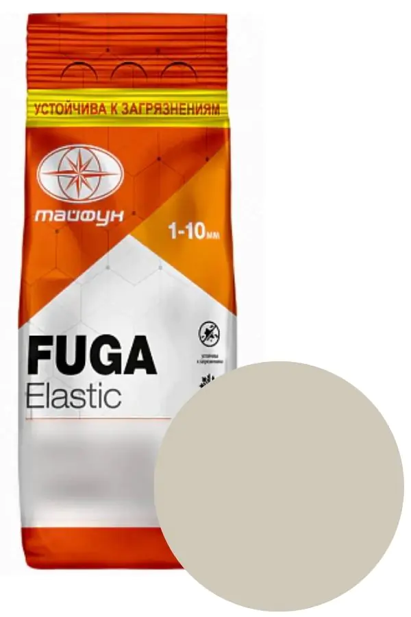 Фуга Тайфун Elastic №212 (серо-коричневый) 2 кг